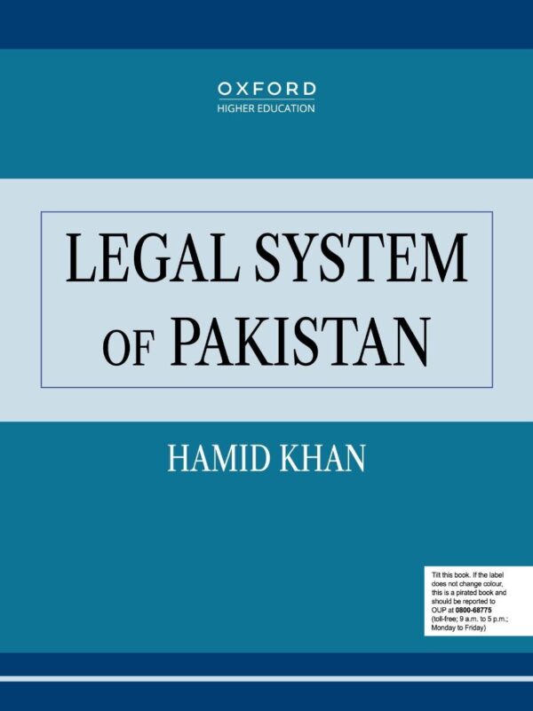 Legal System of Pakistan By Hamid Khan 2024 (PB)