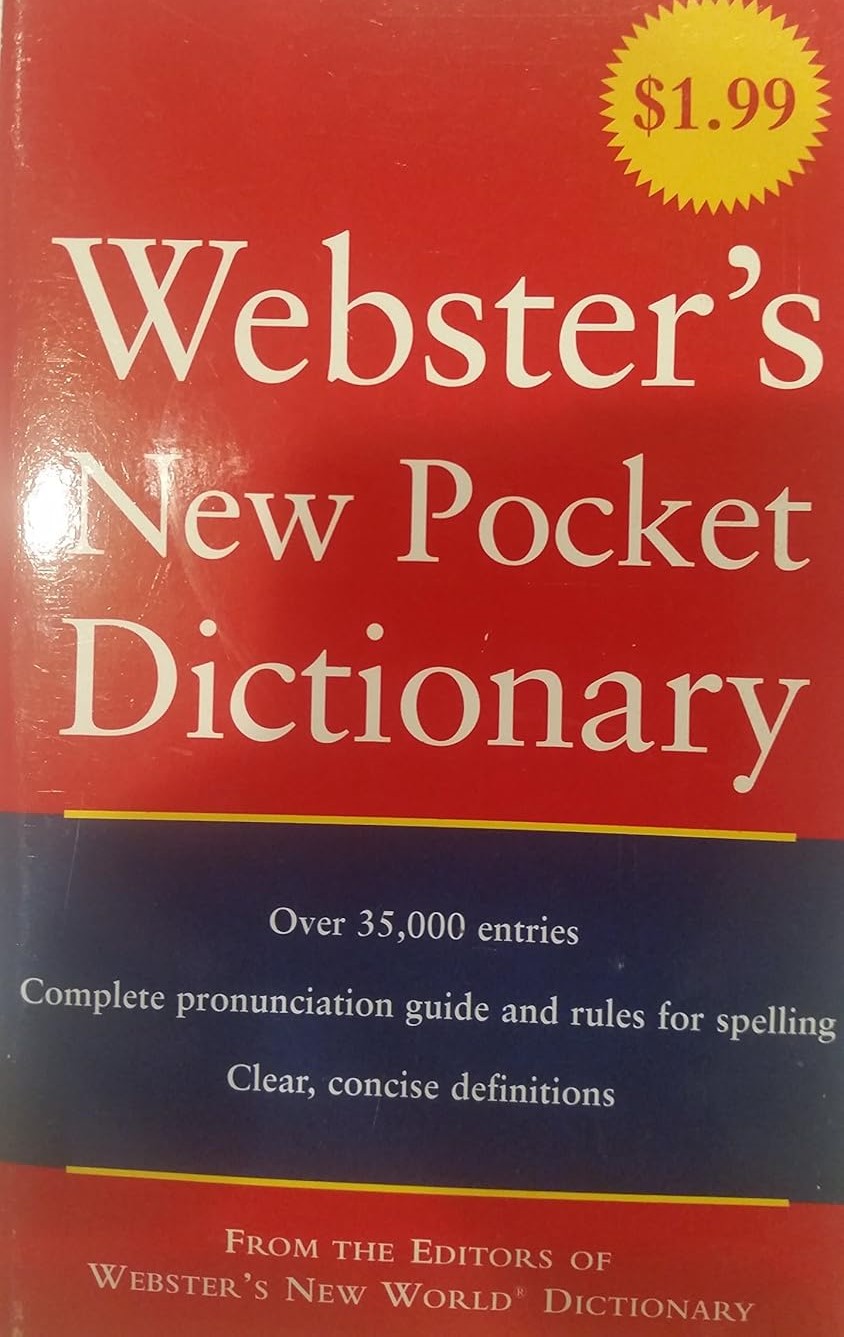 Webster's New Pocket Dictionary (PB) 1991 by Webster